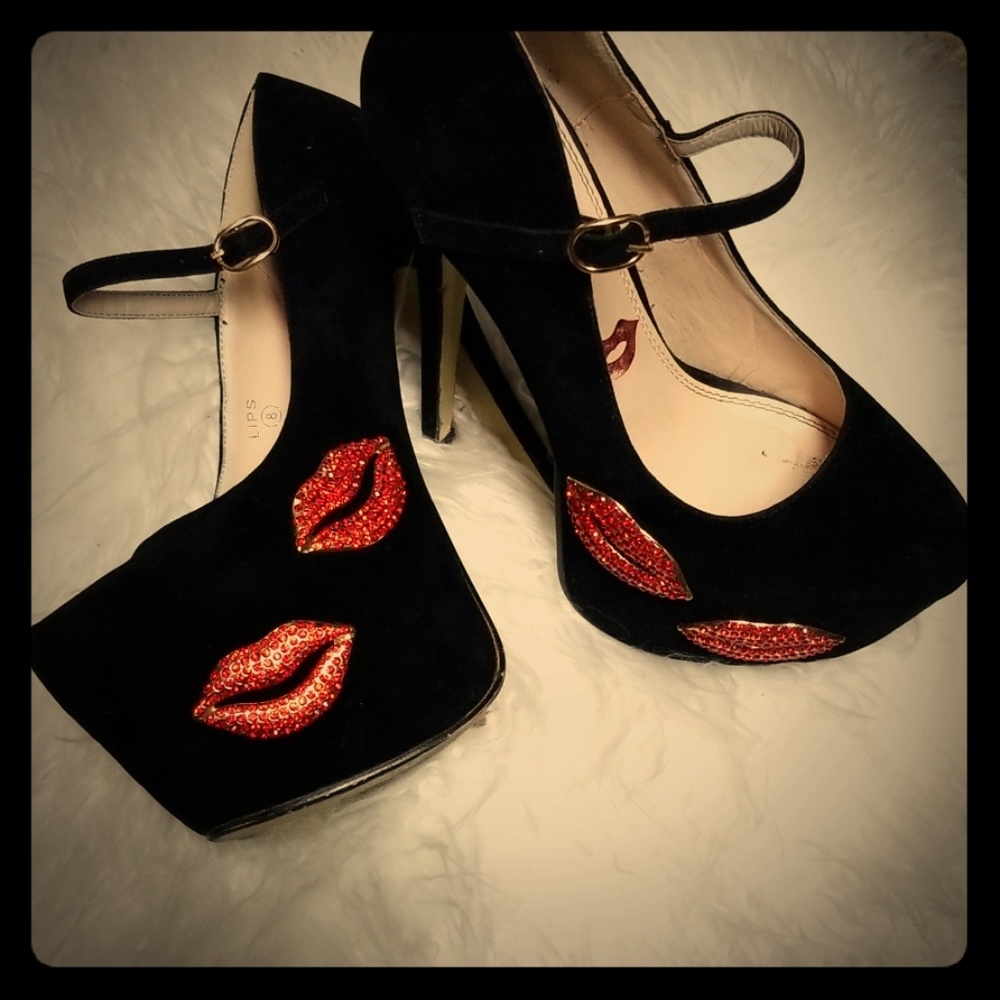 Shoes, Heels, RedKiss